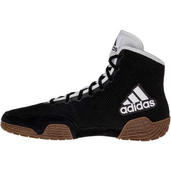 Der Adidas Tech-Fall Ringerschuhe in der Farbe schwarz. Jetzt zum Bestpreis bei Phantom Athletics. Adidas Ringerschuhe zählen zu den meistgefragten Schuhen bei Ringern weltweit, da sie eine überragende Qualität, gepaart mit ultimativem Komfort. Die stabile Sohle sorgt für Traktion auf der Ringermatte. 