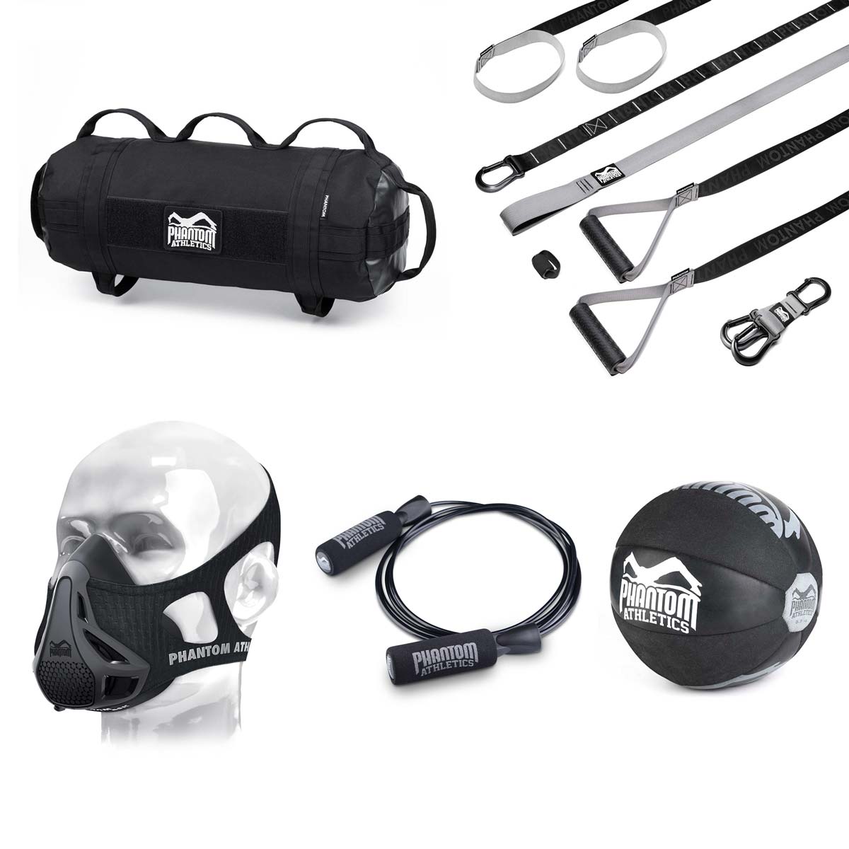 Das Professional Set von Phantom Athletics ist perfekt für MMA, Muay Thai und Kampfsporttraining geeignet. Es bietet eine komplette Ausrüstung für funktionales Training, um Kraft, Ausdauer und Beweglichkeit zu verbessern.