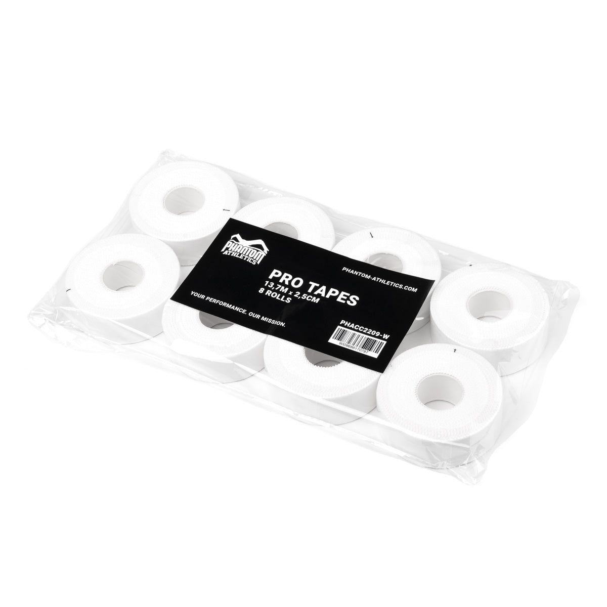 Das Pro Tape 8-Pack von Phantom Athletics, ideal für MMA, Muay Thai und Kampfsport. Perfekt für zuverlässige Handgelenks- und Knöchelunterstützung während intensiver Trainingseinheiten.