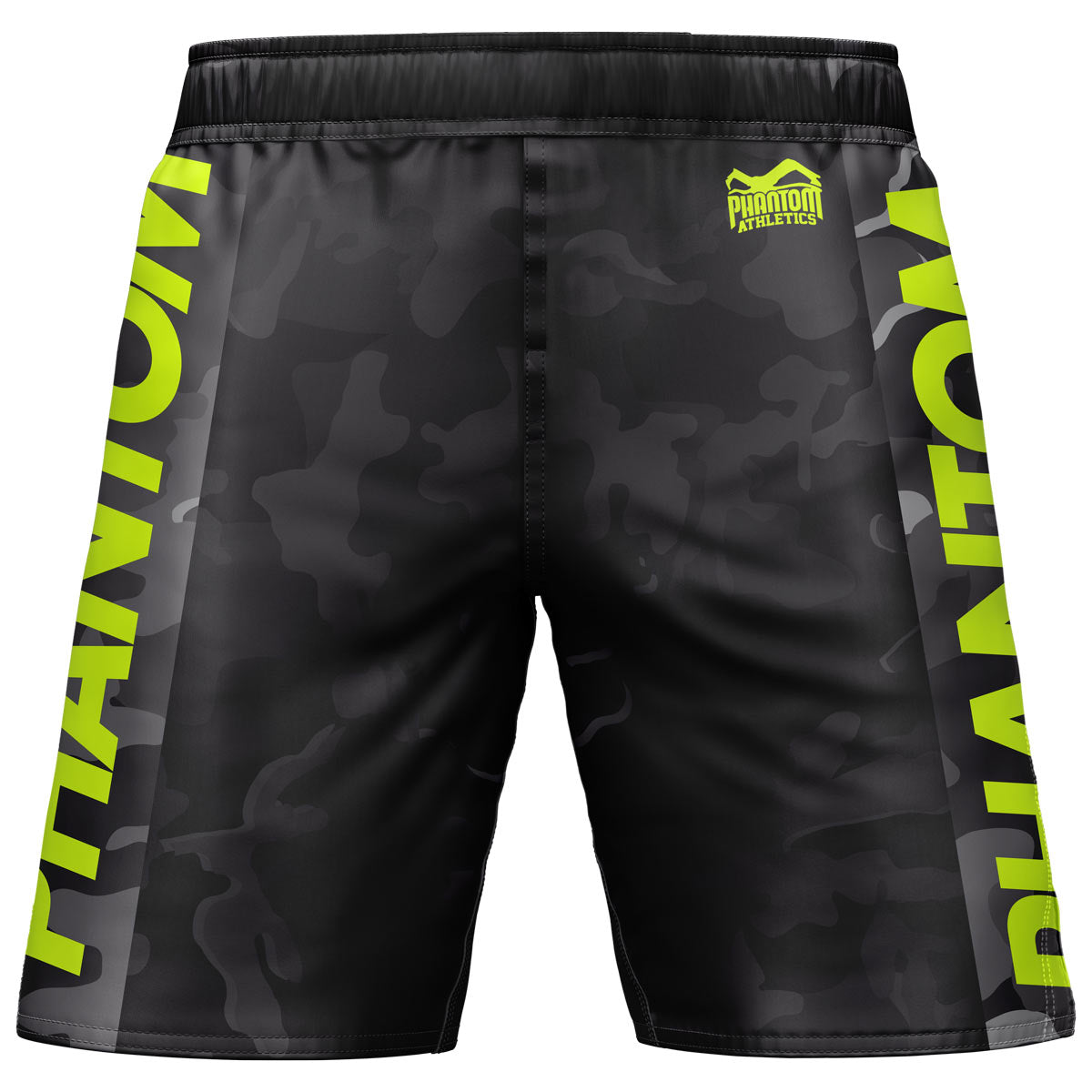 Die Phantom EVO Fightshorts sind die idealen Shorts für deinen Kampfsport. Ganz egal ob MMA, BJJ, Kickboxen oder Muay Thai. Durch das ultraleichte, elastische, reissfeste und schnelltrocknende Material bieten sie die volle Bewegungsfreiheit und maximalen Komfort, so dass du dich ganz auf deinen Fight oder dein Training konzentrieren kannst. Hier in der Farbe Neon Camo.