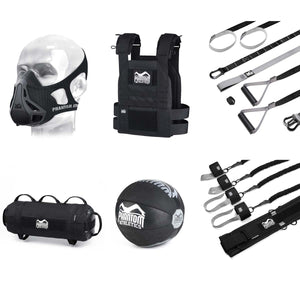 Hochwertiges Phantom Athletics Ultimate Set für intensives Kampfsporttraining, ideal für MMA, Boxen und Kickboxen. Perfekt abgestimmt auf die Bedürfnisse von Sportlern, die ihre Fitness und Technik auf ein neues Level bringen möchten.